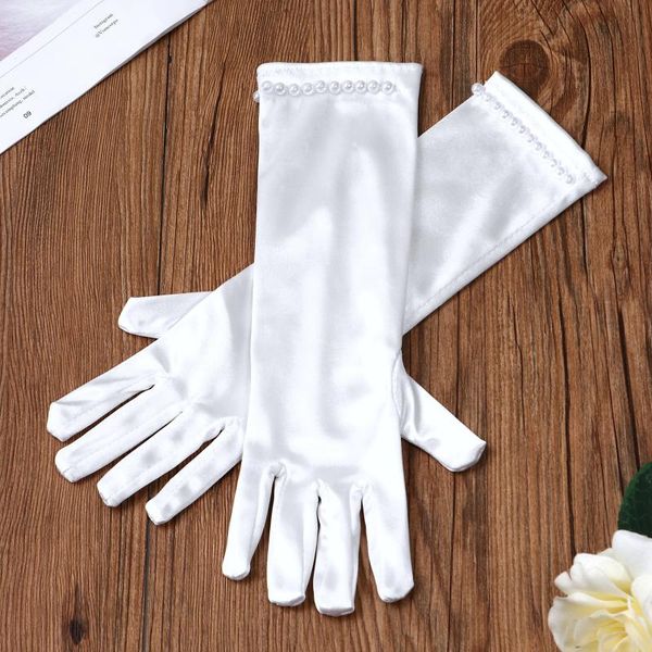 children's mittens kids glove princess birthday party gloves evening formal dress costume flower girl long wedding pearl lace beading, White
children's mittens kids glove princess birthday party gloves evening formal dress costume flower girl long wedding pearl lace beading, White