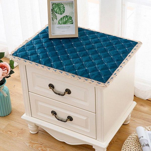 table cloth european-style bedside multi-purpose cover towel small dust-proof gold velvet lace
table cloth european-style bedside multi-purpose cover towel small dust-proof gold velvet lace