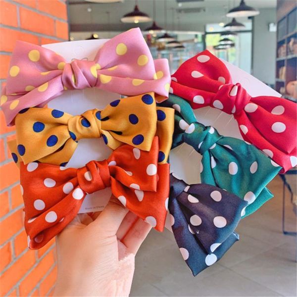 8pcs/lot ribbon hairgrips large bow hairpin for girls satin fashion kids hair clip cute dot barrette accessories, Slivery;white
8pcs/lot ribbon hairgrips large bow hairpin for girls satin fashion kids hair clip cute dot barrette accessories, Slivery;white