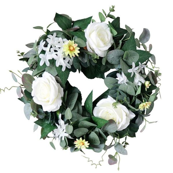 novelty items artificial eucalyptus leaves rose flower wreath for front door wall window idyllic outdoor wedding party decoration
novelty items artificial eucalyptus leaves rose flower wreath for front door wall window idyllic outdoor wedding party decoration
