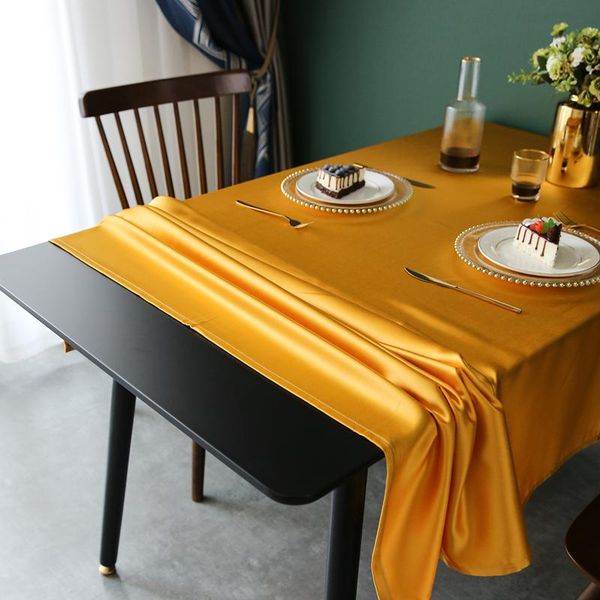 table cloth 1 pcs yellow rectangle satin solid tablecloth overlays wedding decoration banquet dining cover jk273z
table cloth 1 pcs yellow rectangle satin solid tablecloth overlays wedding decoration banquet dining cover jk273z