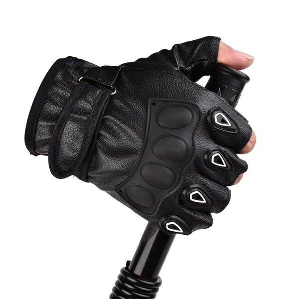 cycling gloves outdoor leather half finger military tactical fingerless wear-resisting hunting riding fitness mittens, Black
cycling gloves outdoor leather half finger military tactical fingerless wear-resisting hunting riding fitness mittens, Black