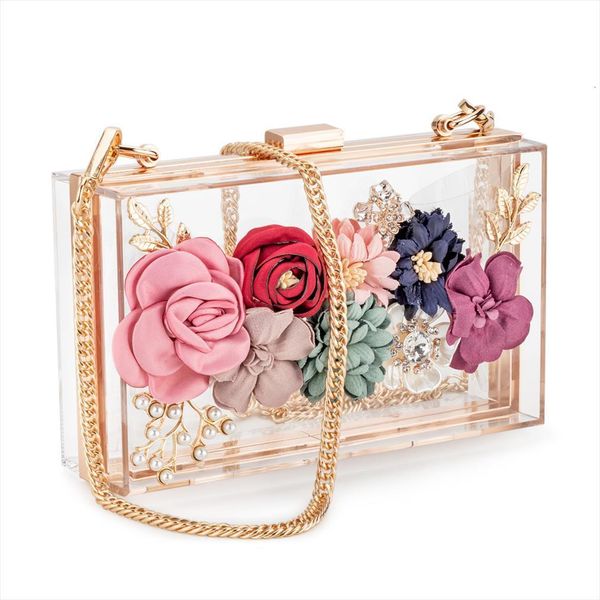 women acrylic flower clutches evening bag crossbody purse chain strap for wedding prom banquet ideal golden frame
women acrylic flower clutches evening bag crossbody purse chain strap for wedding prom banquet ideal golden frame