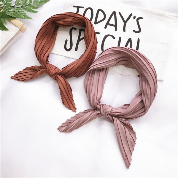 scarves fashion women silk pleated scarf luxury solid neck scarfs foulard femme crinkle hair band girl neckerchief 2021, Blue;gray
scarves fashion women silk pleated scarf luxury solid neck scarfs foulard femme crinkle hair band girl neckerchief 2021, Blue;gray