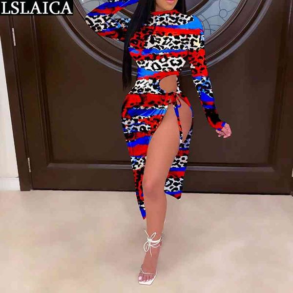 dresses for women autumn leopard print o neck long sleeve split hollow out bandage female slim maxi vestido 210520, Black;gray
dresses for women autumn leopard print o neck long sleeve split hollow out bandage female slim maxi vestido 210520, Black;gray