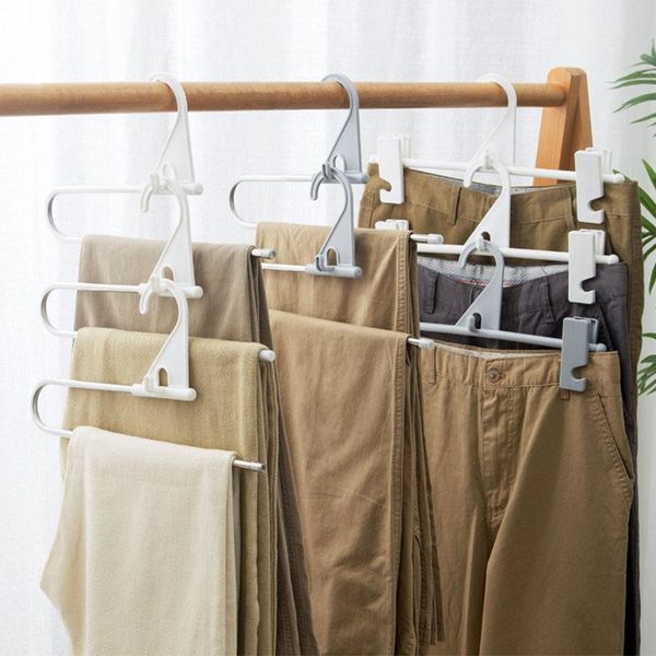 hangers & racks multi-layer stainless steel trouser hanger magic hanging pants room organizer clip wardrobe storage rack
hangers & racks multi-layer stainless steel trouser hanger magic hanging pants room organizer clip wardrobe storage rack