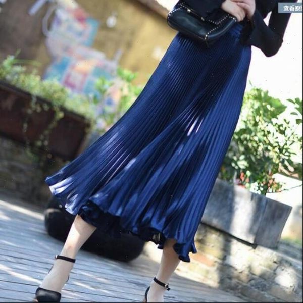 spring womens skirts of and put on a large reflective gloss chiffon pleated skirt bright silk champagne gold wave, Black
spring womens skirts of and put on a large reflective gloss chiffon pleated skirt bright silk champagne gold wave, Black