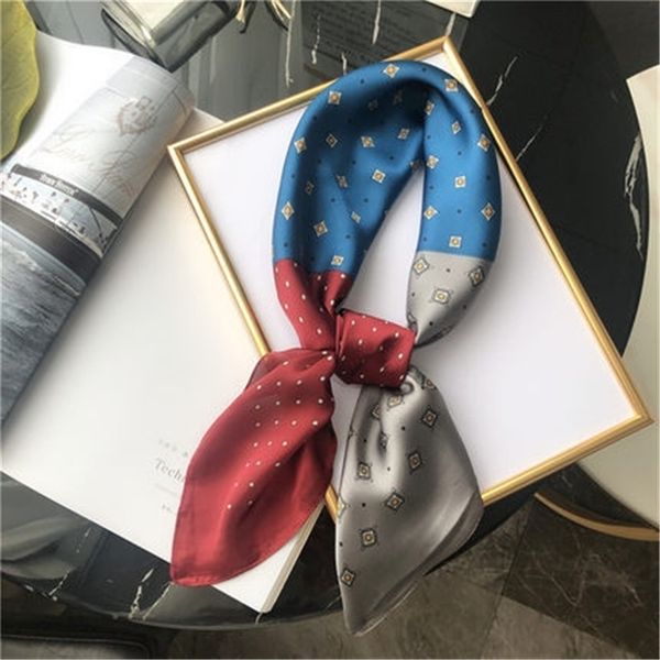 075W ins small square cravat summer silk small square female korean versatile art decoration winter scarf professional autumn ties winter s, Black;gray
075W ins small square cravat summer silk small square female korean versatile art decoration winter scarf professional autumn ties winter s, Black;gray