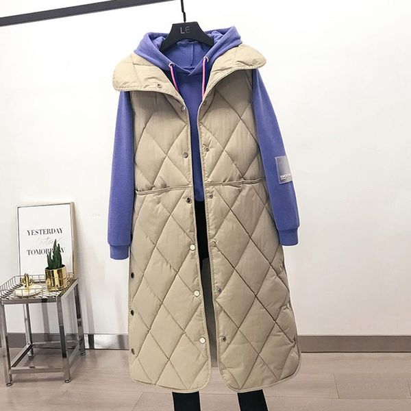 women's vests qimage arrival women vest female long silm cotton down waistcoat jacket ladythick warm sleeveless plus size, Black;white
women's vests qimage arrival women vest female long silm cotton down waistcoat jacket ladythick warm sleeveless plus size, Black;white