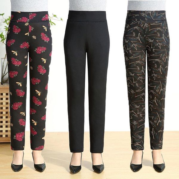 women's pants & capris 2022 autumn winter middle aged elderly women plus thick velvet leggings female mom high elastic print flower tro, Black;white
women's pants & capris 2022 autumn winter middle aged elderly women plus thick velvet leggings female mom high elastic print flower tro, Black;white