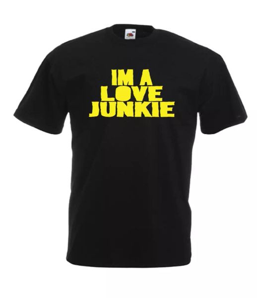 a love junkie xmas gift idea men women t shirts multi-color s-2xl, White;black 
a love junkie xmas gift idea men women t shirts multi-color s-2xl, White;black