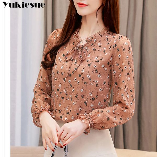 spring arrival women and blouses elegant chiffon blouse floral bow collar long sleeve chemisier femme 210518, White
spring arrival women and blouses elegant chiffon blouse floral bow collar long sleeve chemisier femme 210518, White