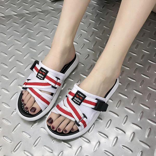 slippers patchwork peep toe summer women low outside sports slides buckle flat with narrow band leisure shoes pu, Black
slippers patchwork peep toe summer women low outside sports slides buckle flat with narrow band leisure shoes pu, Black