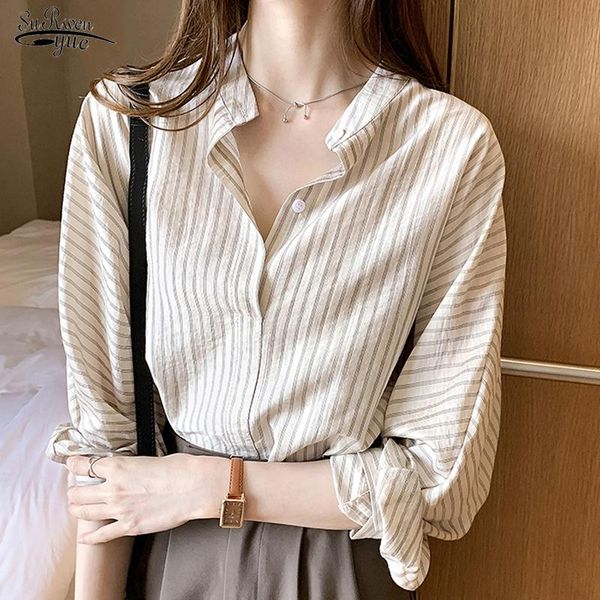 women's blouses & shirts 2021 autumn fashion striped shirt women long sleeve office lady thin sunscreen and 11391, White
women's blouses & shirts 2021 autumn fashion striped shirt women long sleeve office lady thin sunscreen and 11391, White