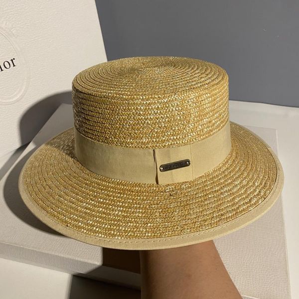 wide brim hats summer women's boater beach hat side female casual panama lady classic flat straw sun women fedora, Blue;gray
wide brim hats summer women's boater beach hat side female casual panama lady classic flat straw sun women fedora, Blue;gray