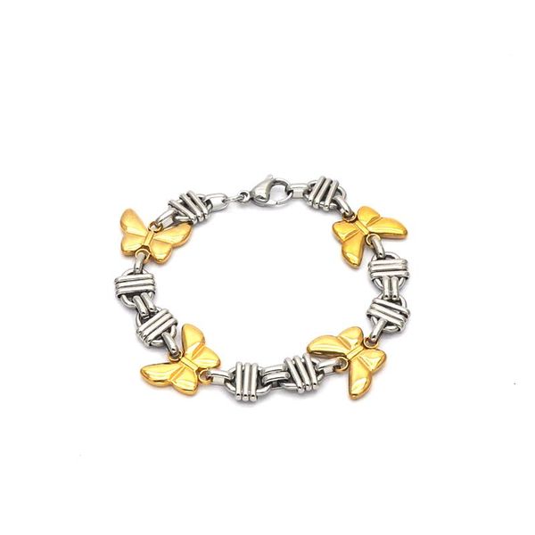 charm bracelets stainless steel bracelet for women wholesale jewelry silver plating butterfly accessories br051759, Golden;silver
charm bracelets stainless steel bracelet for women wholesale jewelry silver plating butterfly accessories br051759, Golden;silver