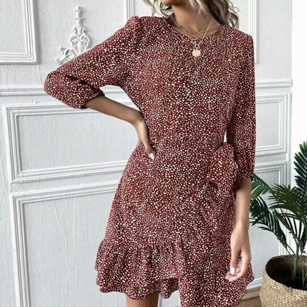 casual dresses women boho floral printed dress holiday sundress fall summer ruffle hem irregular bandage belted slim vestidos female, Black;gray
casual dresses women boho floral printed dress holiday sundress fall summer ruffle hem irregular bandage belted slim vestidos female, Black;gray