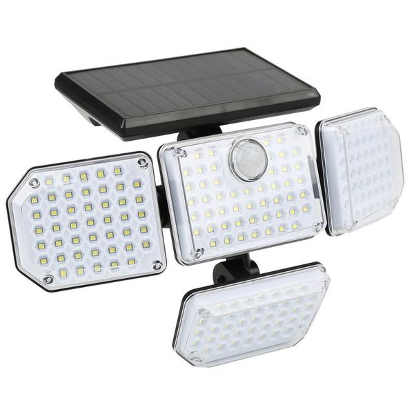 solar lamps 181 led light outdoor 4 heads 3 modes pir sensor wall lamp 270° wide angle waterproof street for home garden
solar lamps 181 led light outdoor 4 heads 3 modes pir sensor wall lamp 270° wide angle waterproof street for home garden
