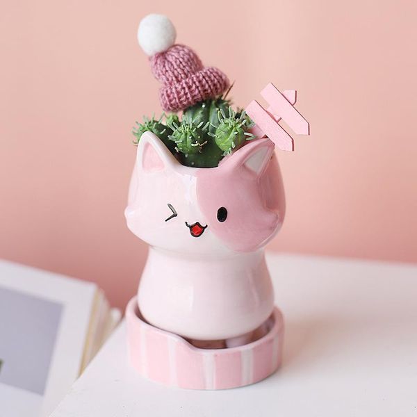 vases pink hand-painted art vase cute kitten cartoon flower pot creative deskceramic succulent gardening planting ornaments gift
vases pink hand-painted art vase cute kitten cartoon flower pot creative deskceramic succulent gardening planting ornaments gift
