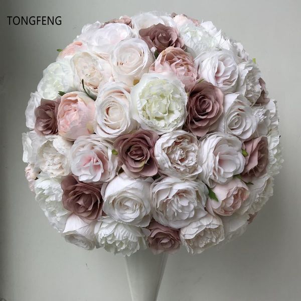 wedding decorative artificial silk rose flowers decoration table centerpiece 2/3 round flower ball 50cm red tongfeng & wreaths
wedding decorative artificial silk rose flowers decoration table centerpiece 2/3 round flower ball 50cm red tongfeng & wreaths