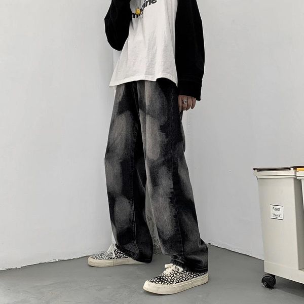 men's jeans autumn tie dye trend mopping for men 2021 casual loose straight trousers vintage harajuku jogger pants hip hop streetwear, Blue
men's jeans autumn tie dye trend mopping for men 2021 casual loose straight trousers vintage harajuku jogger pants hip hop streetwear, Blue