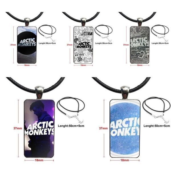 pendant necklaces for girls gift jewelry with steel plated glass cabochon choker long rectangle necklace arctic monkeys logo, Silver
pendant necklaces for girls gift jewelry with steel plated glass cabochon choker long rectangle necklace arctic monkeys logo, Silver