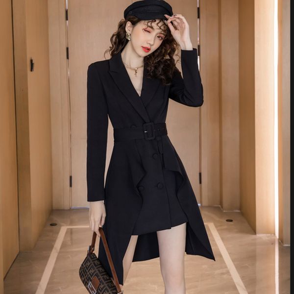 spring fashion comfortable asymmetric formal quality working style beautiful black mini dress, Black;gray
spring fashion comfortable asymmetric formal quality working style beautiful black mini dress, Black;gray