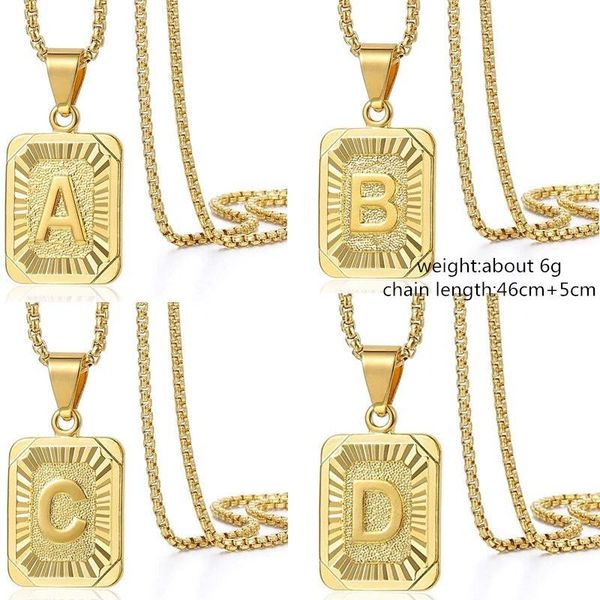 chains gold initial letter pendant necklace men women boy girl capital yellow square 26 a-z box chain, Silver
chains gold initial letter pendant necklace men women boy girl capital yellow square 26 a-z box chain, Silver