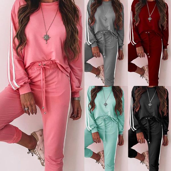 tracksuits women spring fall joggers suit two pieces sets jogging sweatshirt pants long sweatpants outfits streetwear homewear women's, White
tracksuits women spring fall joggers suit two pieces sets jogging sweatshirt pants long sweatpants outfits streetwear homewear women's, White