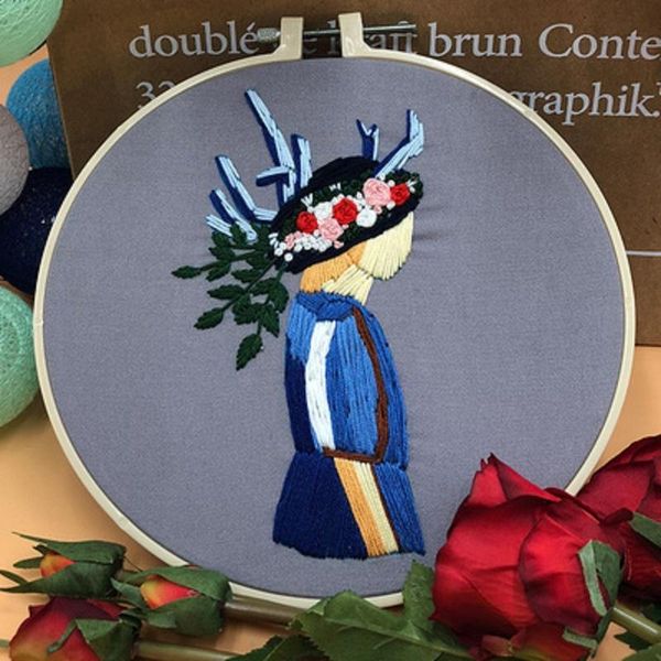 other arts and crafts diy embroidery cute girl handwork needlework for beginner painting cross stitch kit
other arts and crafts diy embroidery cute girl handwork needlework for beginner painting cross stitch kit