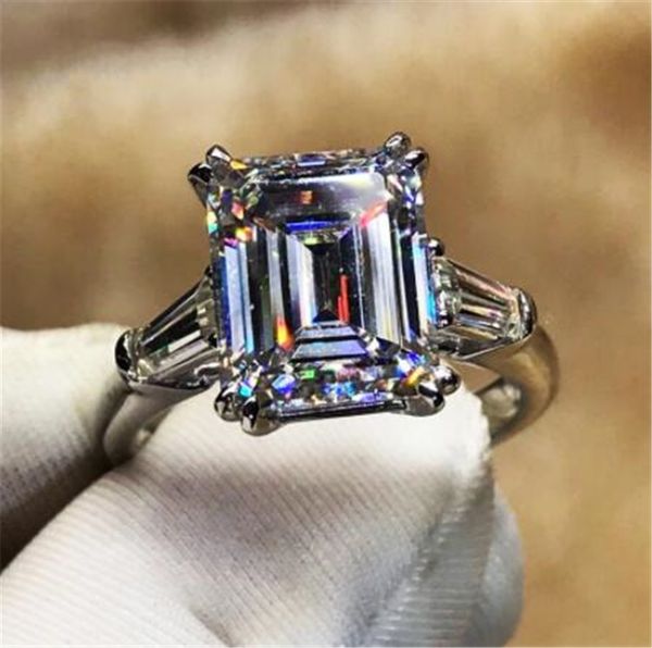 vecalon luxury promise ring real 925 sterling silver emeald cut 3ct sona cz engagement wedding band rings for women bridal bijou, Slivery;golden
vecalon luxury promise ring real 925 sterling silver emeald cut 3ct sona cz engagement wedding band rings for women bridal bijou, Slivery;golden