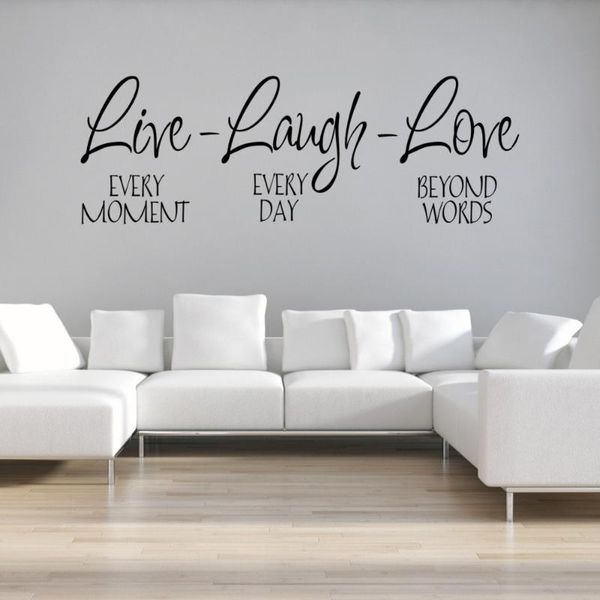 large size live laugh love qtotes wall decals removable stickers home decor living room vinilos paredes mural a005
large size live laugh love qtotes wall decals removable stickers home decor living room vinilos paredes mural a005