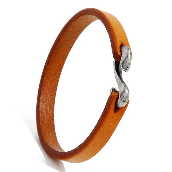 black/brown genuine leather hook bracelet vintage men charm friendship wristband bangles male jewelry, Golden;silver
black/brown genuine leather hook bracelet vintage men charm friendship wristband bangles male jewelry, Golden;silver