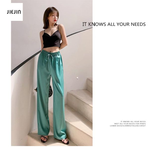 2021high waist wide leg pants green women drawstring slacks pant ladies oversized simple straight trousers 3xl women's & capris, Black;white
2021high waist wide leg pants green women drawstring slacks pant ladies oversized simple straight trousers 3xl women's & capris, Black;white
