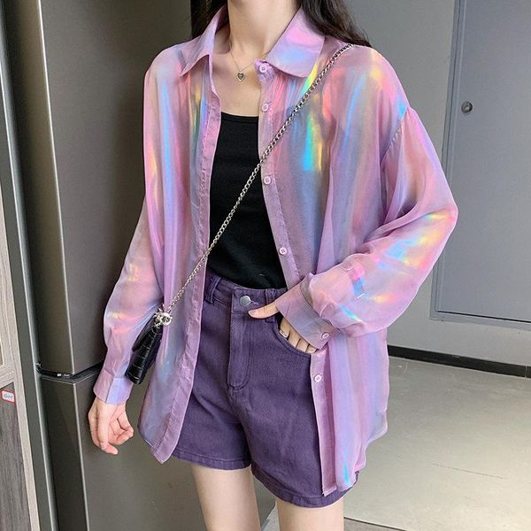 women's jackets y2k jacket women transparent sunscreen clothes long-sleeved summer style korean fashion cardigan thin shirt coat outwea, Black;brown
women's jackets y2k jacket women transparent sunscreen clothes long-sleeved summer style korean fashion cardigan thin shirt coat outwea, Black;brown