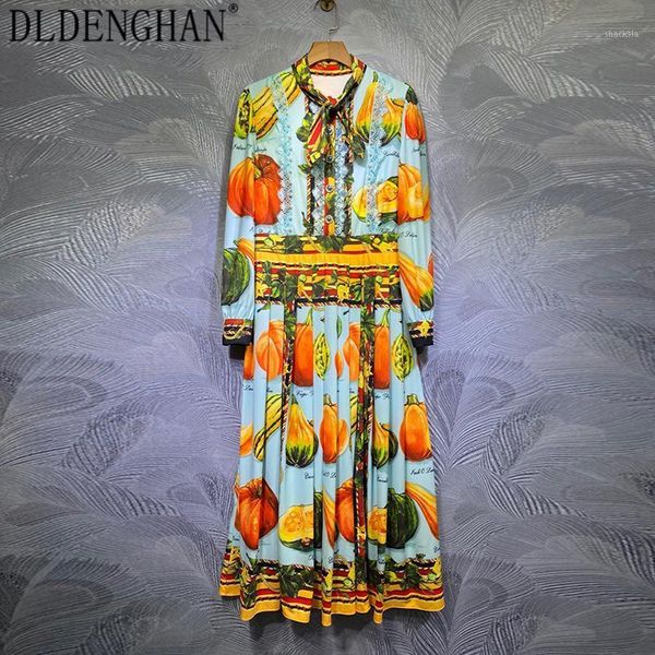 vintage vegetables pumpkin print dress women's long sleeve lace beaded bow collar midi dresses designer spring casual, Black;gray
vintage vegetables pumpkin print dress women's long sleeve lace beaded bow collar midi dresses designer spring casual, Black;gray