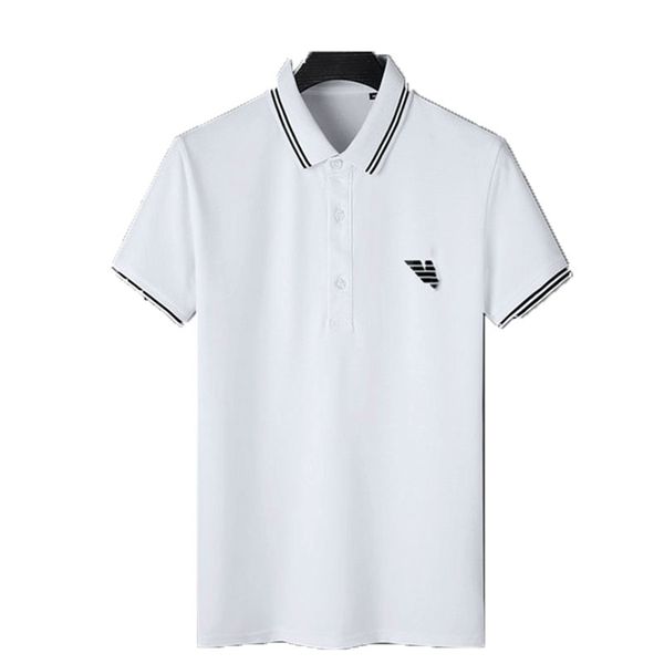 famous designer summer men's stylist polo shirt short sleeve business fashion casual men's t-shirt, White;black
famous designer summer men's stylist polo shirt short sleeve business fashion casual men's t-shirt, White;black