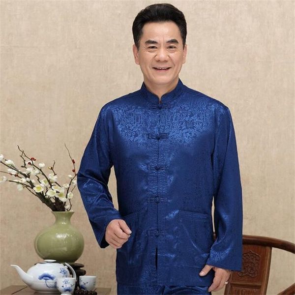 men's suits & blazers long sleeve middle-aged tang suit men buckle blazer masculino jaqueta masculina coats mens jacket chinese style s, White;black
men's suits & blazers long sleeve middle-aged tang suit men buckle blazer masculino jaqueta masculina coats mens jacket chinese style s, White;black