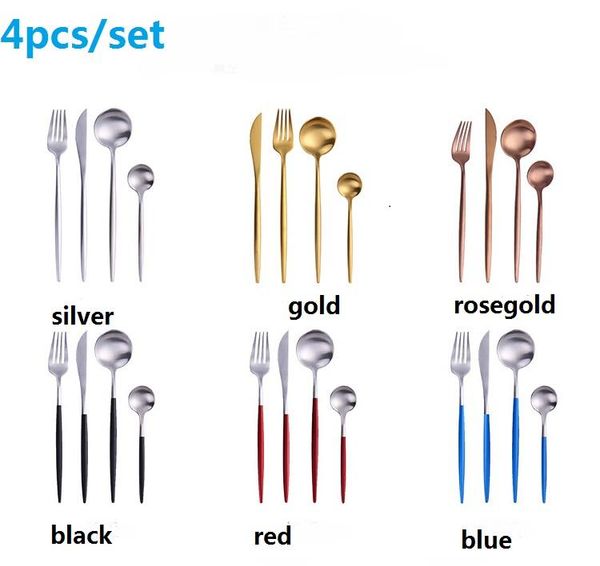 dinnerware sets 4pcs/set stainless steel silverware flatware set dinner knife fork spoon
dinnerware sets 4pcs/set stainless steel silverware flatware set dinner knife fork spoon