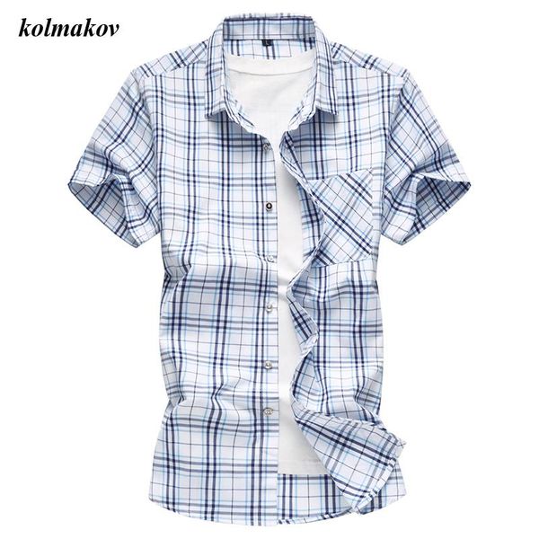 arrival summer style men short sleeve shirt fashion casual slim plaid male plus size cotton -7xl men's shirts, White;black
arrival summer style men short sleeve shirt fashion casual slim plaid male plus size cotton -7xl men's shirts, White;black