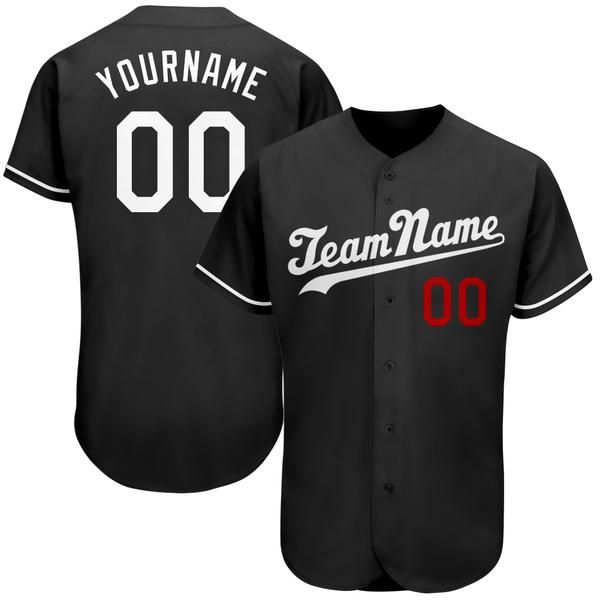 custom black white-red-2 authentic baseball jersey, Blue;black 
custom black white-red-2 authentic baseball jersey, Blue;black