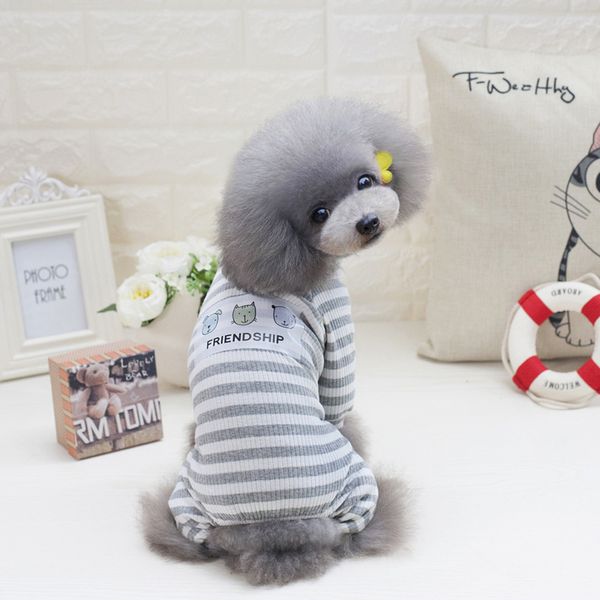 dog cloth spring and summer pajamas teddy bear bomei small dog pet good friend home