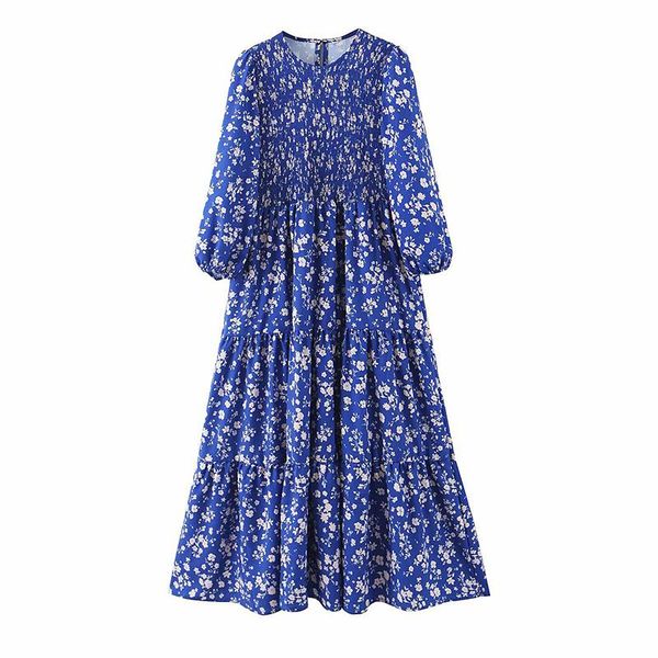 bohemian blue floral printed chiffon long dresses for women 2021 summer o-neck sleeve maxi woman dress casual, Black;gray
bohemian blue floral printed chiffon long dresses for women 2021 summer o-neck sleeve maxi woman dress casual, Black;gray