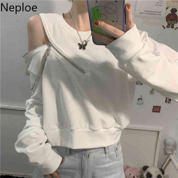neploe harajuku fashion sweatshirt fall women clothes korean short zipper off shoulder hoodies streetwear casuai 4f743 210422, Black
neploe harajuku fashion sweatshirt fall women clothes korean short zipper off shoulder hoodies streetwear casuai 4f743 210422, Black
