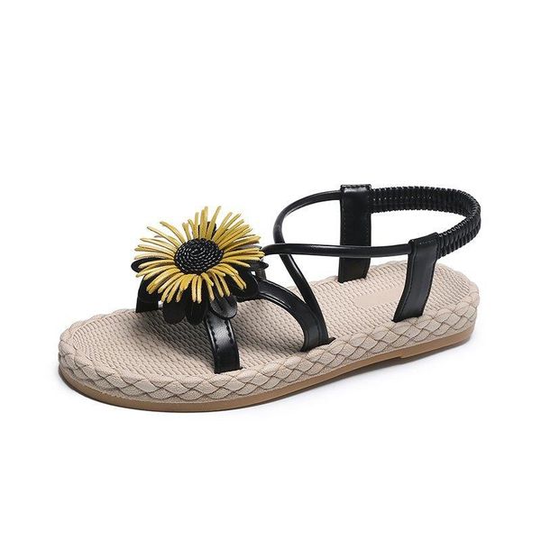 summer women's sandals fashion simple vamp flower decoration sweet small fresh all-match 2021, Black
summer women's sandals fashion simple vamp flower decoration sweet small fresh all-match 2021, Black