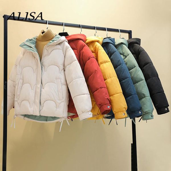 women's down & parkas female hooded cotton padded jacket autumn winter slim warm thick short puffer women fashion solid casual outerwea, Black
women's down & parkas female hooded cotton padded jacket autumn winter slim warm thick short puffer women fashion solid casual outerwea, Black