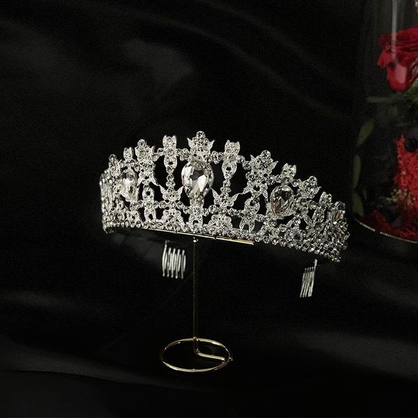 hair clips & barrettes crown ornament bridal wedding accessories simple alloy diamond-studded dress jewelry ml, Golden;silver
hair clips & barrettes crown ornament bridal wedding accessories simple alloy diamond-studded dress jewelry ml, Golden;silver