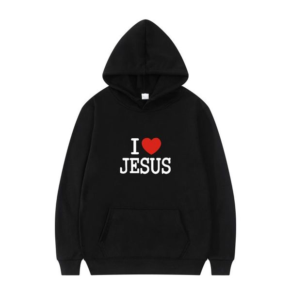 men's hoodies & sweatshirts style i love jesus oversized clothing fashion hip - wears couple four seasons loose streetwear, Black
men's hoodies & sweatshirts style i love jesus oversized clothing fashion hip - wears couple four seasons loose streetwear, Black