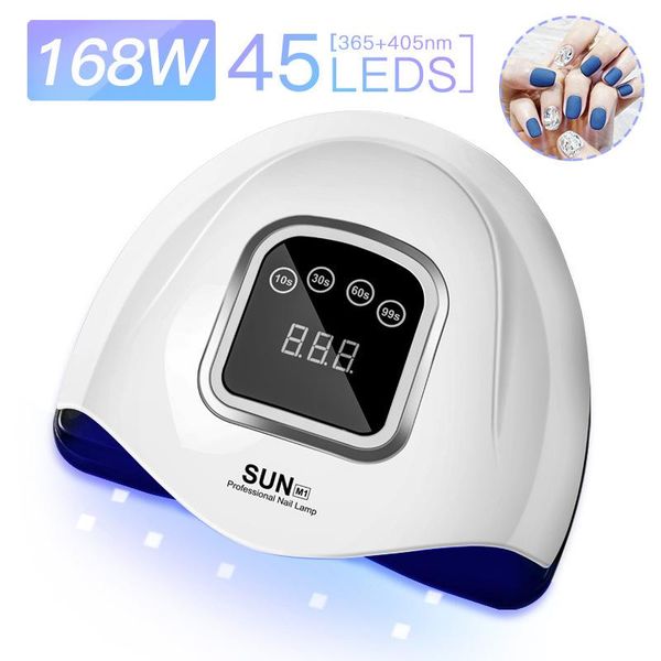 nail dryers 168w high-power tools nails polish baking light 45 uv led lamp four-speed intelligent sensor professional lampe
nail dryers 168w high-power tools nails polish baking light 45 uv led lamp four-speed intelligent sensor professional lampe