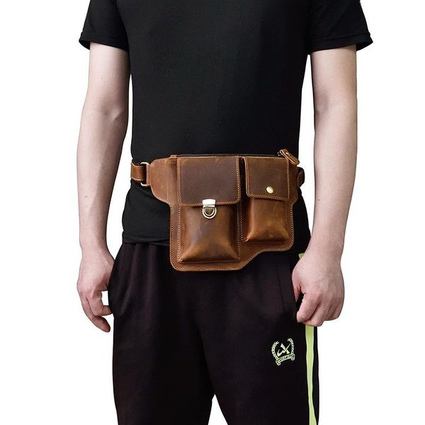 vintage men's waist pack genuine leather male money belt bag real shoulder messenger phone bags zipper pocket mobile
vintage men's waist pack genuine leather male money belt bag real shoulder messenger phone bags zipper pocket mobile